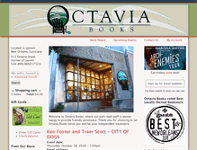 Tablet Screenshot of octaviabooks.com